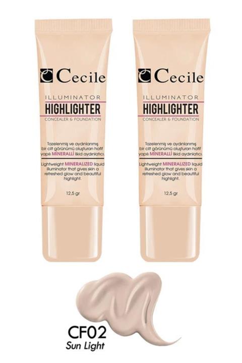 Cecile Göz Altı Kapatıcısı-fondöten Seti Cf02
