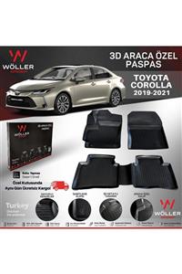 wöller Toyota Corolla Paspas 2019 Sonrası 3d Havuzlu Paspas