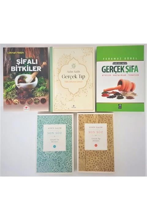 Yitik Şifa Yayıncılık Yitik Şifa Aidin Salih Gerçek Tıp Seti 5 Kitap Son Söz 1 Ve 2 Gerçek Şifa Şifalı Bitkiler