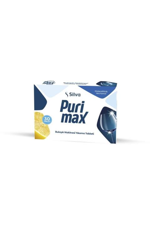 Silva Purimax Bulaşık Makinesi Tableti 30’lu - Fosfat Klor Ve Sentetik Temizleyici Içermez