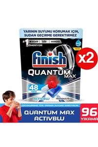 Finish Quantum Max 96 Kapsül Bulaşık Makinesi Deterjanı Tableti (48x2)