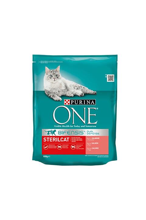 Purina One Kuru Kedi Maması Steril Somonlu 800 gr