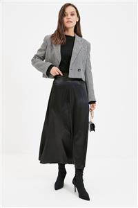 Trendyol Modest Siyah Saten Etek TCTAW22EE0008