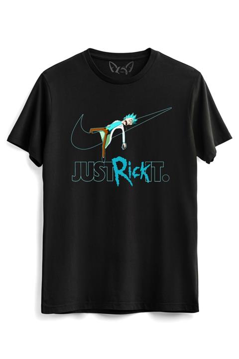 Alfa Tshirt Just Rick It Siyah Tshirt