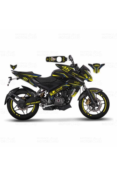 monero Bajaj Pulsar 200 Ns 46 Project Carbon Desing Sticker Set