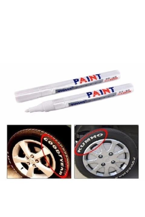 Space Lastik Yazı Kalemi Beyaz