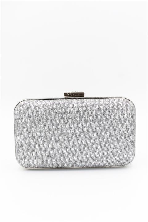 Chantaky 049 2500 Platin Çupra 2 Simli Abiye Çanta