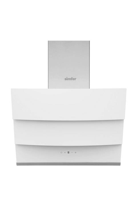 Simfer 8688 60 Cm Beyaz Eğik 3 Cam Davlumbaz