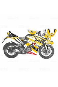 monero Bajaj Pulsar Rs 200 R-tech Design Sticker Set Sarı