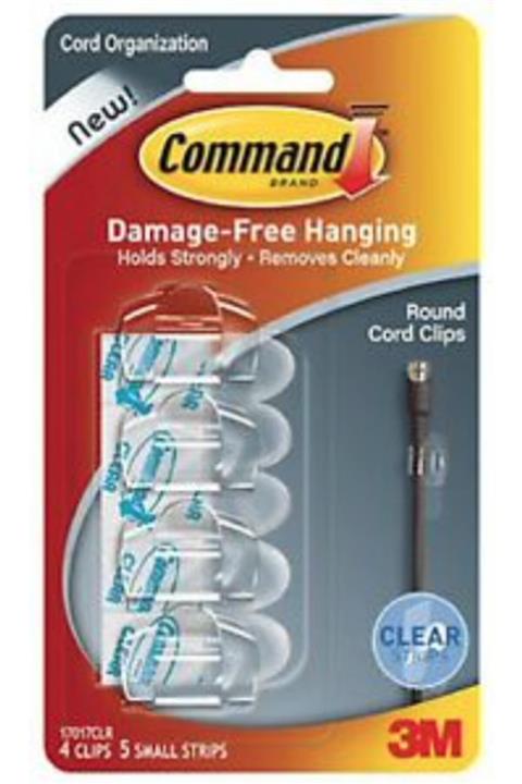 3M Command Kablo Düzenleyici Şeffaf 17017