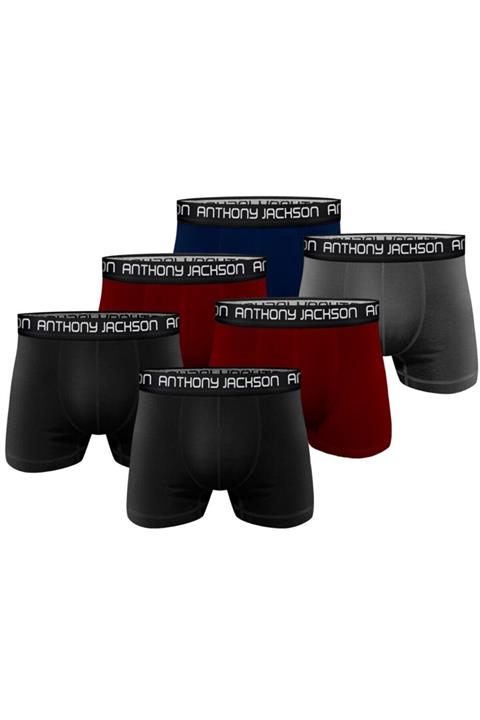 ANTHONY JACKSON Likralı 6'lı Kutu Premium Erkek Boxer Ronin