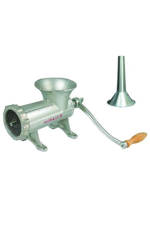 TuğraÇelik Tuğra Çelik 32 Numara Kıyma Makinesı Et Çekme Makinesi Sucuk Doldurma Aparatı Hediyeli!