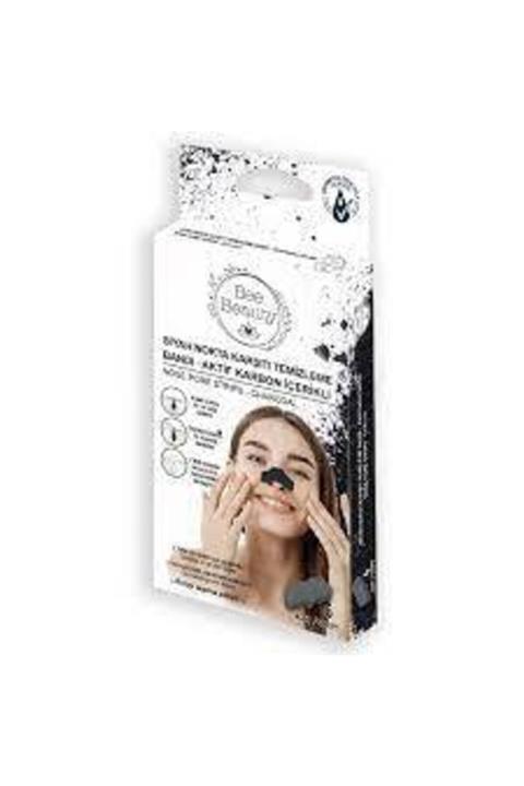 KABAŞ ETİCARET Bee Beauty Aktif Karbon Siyah Nokta Bandı 6'lı