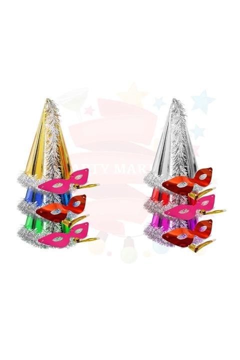 TURKUAZ PARTY 3 Adet Kotyon Set Kaynana Dili Gözlük Set