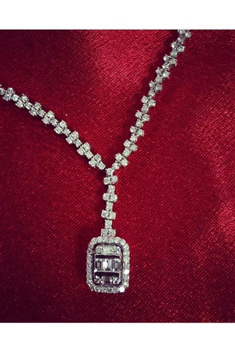 ydg elmastaki Pırlanta Kolye