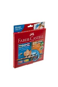 Faber Castell Faber-castell Bicolor Boya Kalemi 48 Renk