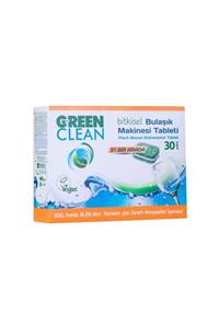 Green Clean Bitkisel Bulaşık Makinesi Tableti 30 Adet / 480gr.