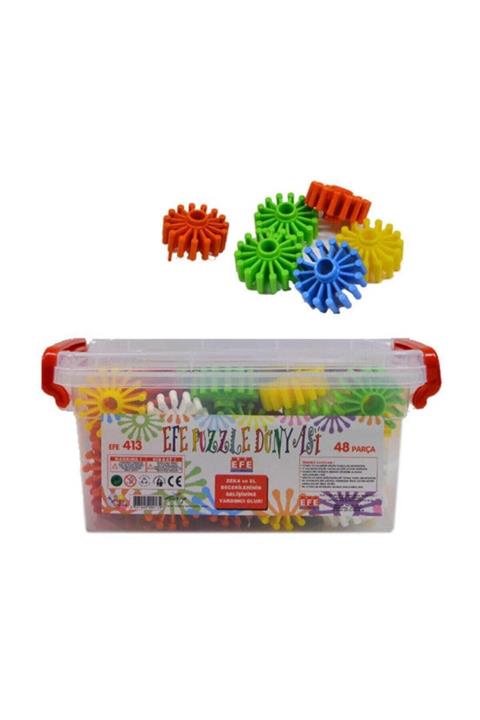 mattel Efe Kutulu 48 Parça Çarklı Puzzle