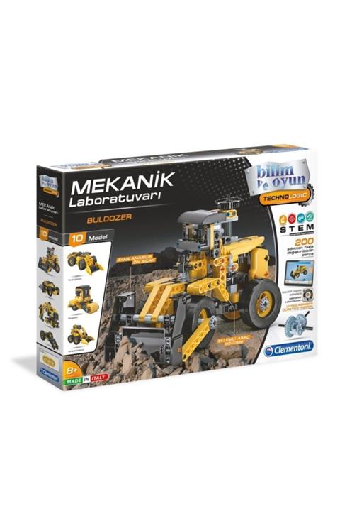 CLEMENTONI Mekanik Laboratuvarı Buldozer Bilim Ve Oyun Seti