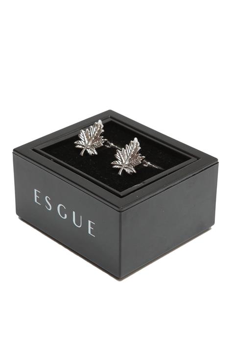 Esgue Yaprak Akçaağaç Kol Düğmesi