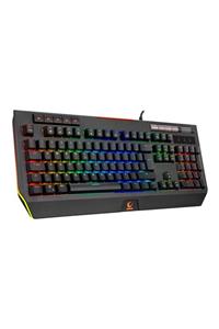 Rampage KB-R105 EXHERO Full RGB Ledli  Red Switch Makrolu Standlı Gaming Oyuncu Klavyesi Profesyonel Klavye