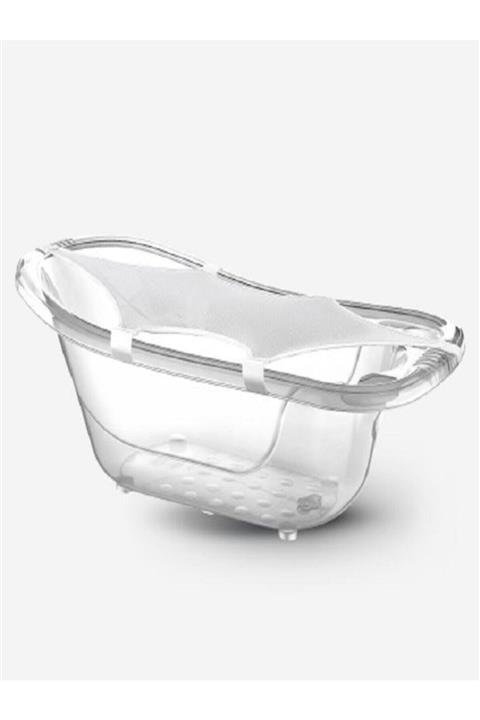 HOBBY LİFE Şeffaf Fileli ve Giderli Bebek Küvet Seti, 50 lt