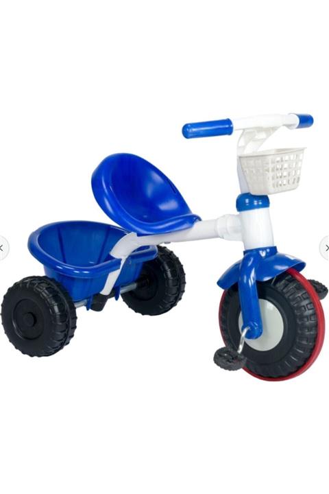 MURAT PLASTİK Lacivert 3 Teker Çocuk Bisikleti