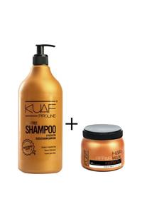 Kuaf Tuzsuz Keratin Şampuan 1000ml + Keratin Saç Maskesi 250ml