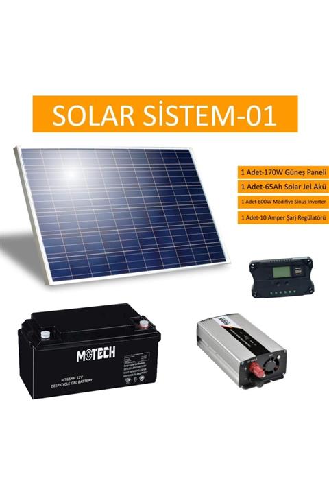 OEM Güneş Enerji Paneli Solar Paket 01