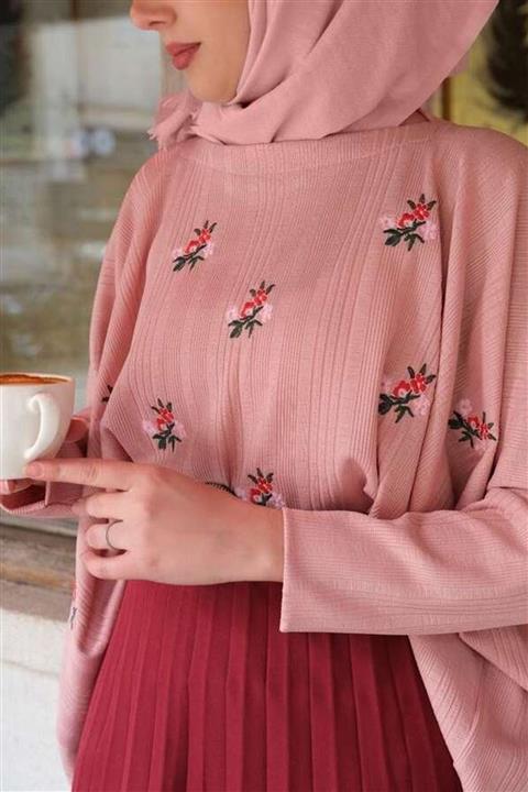 ESRA KEKÜLLÜOĞLU Marakeş Bluz Pudra