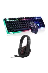 NUO Bood Gaming Bundle Klavye Mouse Kulaklık Set 3 In 1 Kyt-790