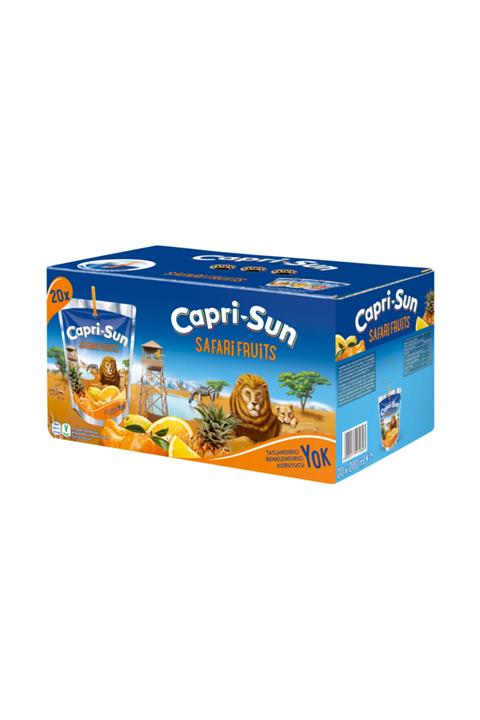 Capri  Sun Capri-sun Safari Fruits 200 Ml 20 Adet