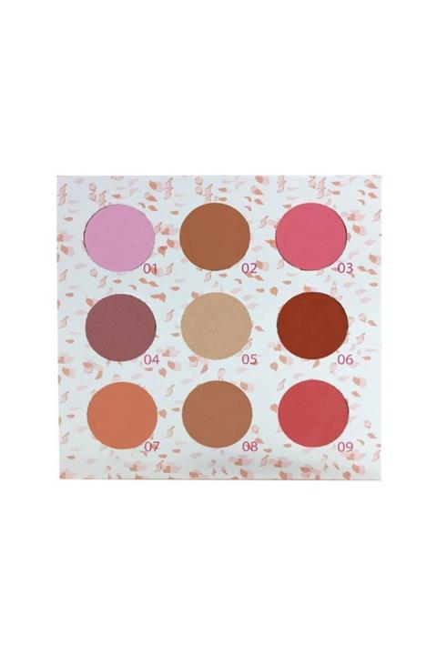 Cecile Rose Water Make Up Eyeshadow Palette Scarlet Rose