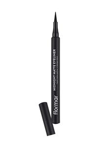 Flormar Siyah Göz Kalemi Midnight Matte Eyeliner 8690604532292