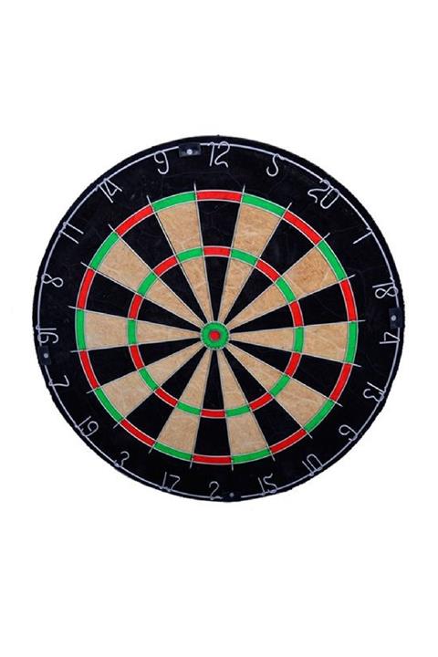 AVESSA Dart 100 45cm Profesyonel Sisal Sert Kıl Dart Tahtası 6 Adet Dart Oku