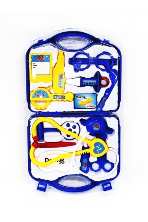 Can Toys Oyuncak Doktor Çantası Mavi Kutuda 14 Parça