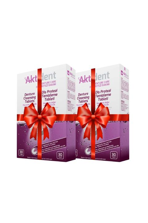 Aktident Diş Protezi Temizleme Tableti + Diş Protezi Temizleme Tableti