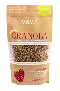 Mom's Natural Foods Çilek Ve Chialı Granola 360 gr