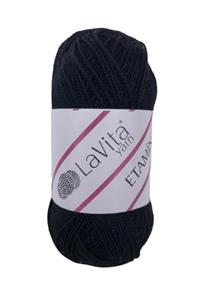 LaVita Yarn Etamin,kanaviçe Ve Punch Ipi (9500-siyah) 30gr - 130mt - 1 Adet