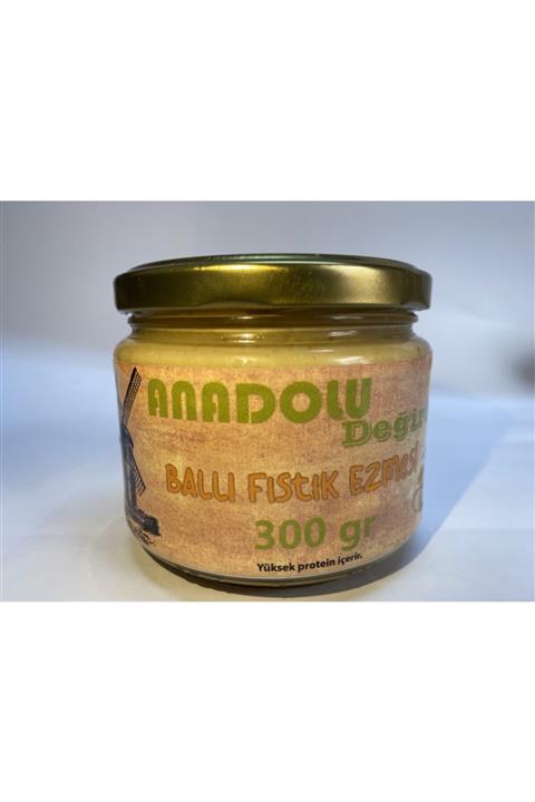 ANADOLU DEĞİRMENİ Yayla Balından Fıstık Ezmesi 280 gram