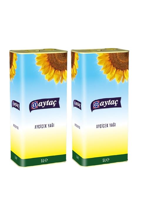 Aytaç Ayçiçek Yağı Teneke 5 lt / 2 Adet