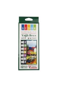 Südor Yağlı Boya 12 Renk X 8.5 ml. Tüp