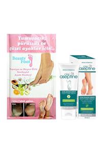 Beauty foot Soyulan Ayak Maskesi + Cire Aseptine Aloe Vera Özlü Ayak Bakım Kremi 75 Ml