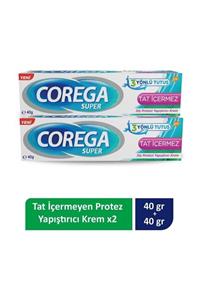 Corega Tat Içermez Diş Protez Yapıştırıcı Krem 40 gr X 2