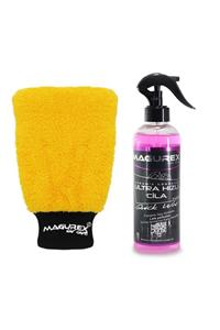 MAGUREX Premium Mikrofiber Araç Yıkama Ve Wax Cila Eldiveni + Ultra Hızlı Cila