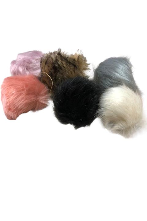 Kreatif Mağaza Tüylü Şapka Ponponu