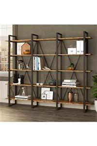 Yurudesign Ml4 5 Raflı Iron Metal Kitaplık 220cm*34cm*180cm