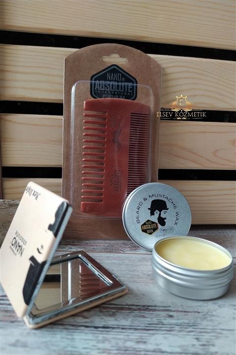 Nano Absolute Sakal Bıyık Tarağı 3 Lü Set Elsevkozmetik