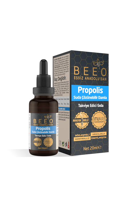 BEE'O Suda Çözünür Propolis Damla 20 ml