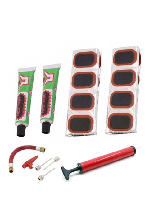 GreencaseStore Transformacion 48 Adet Bisiklet Lastik Yaması Şişirici Hediyeli Set 428050